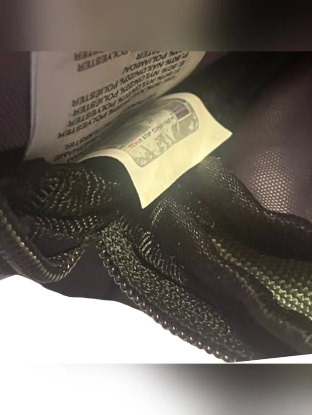 The North Face Green Waist Pack with Black Logo EUC